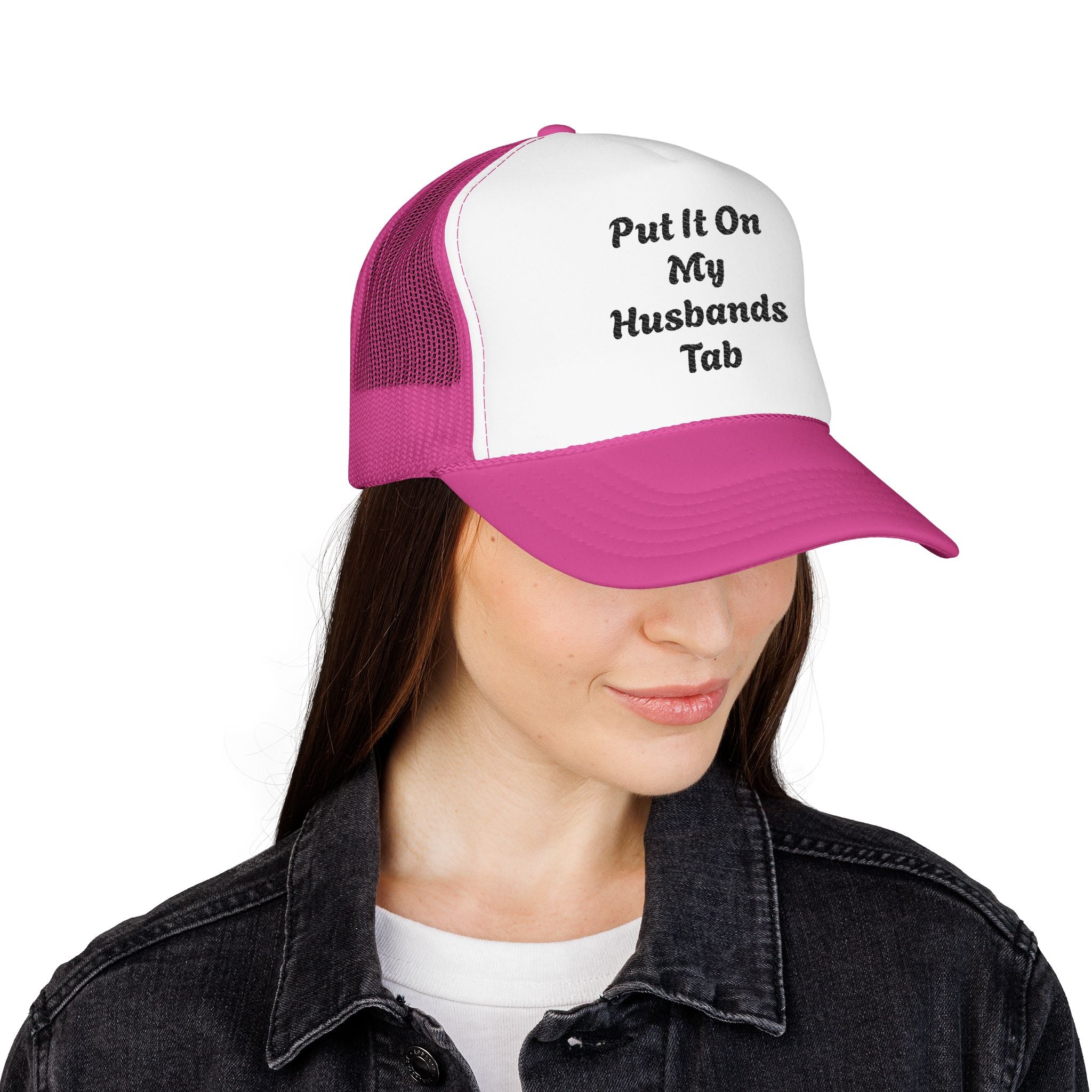 Trucker Hat — God Is Our Refuge Embroidered Foam Cap