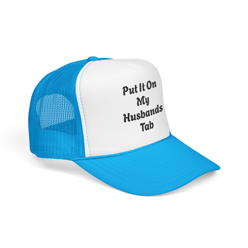Trucker Hat — God Is Our Refuge Embroidered Foam Cap