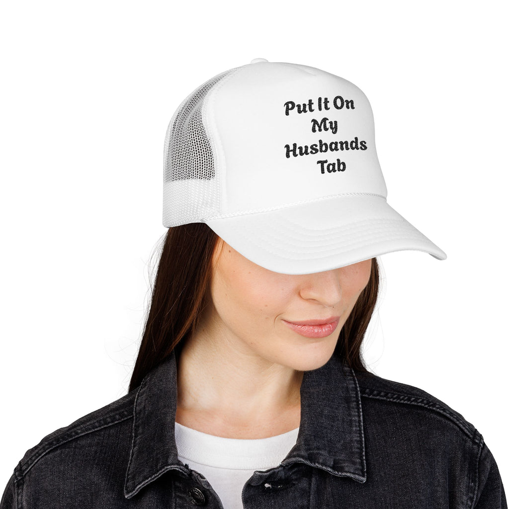 Trucker Hat — God Is Our Refuge Embroidered Foam Cap