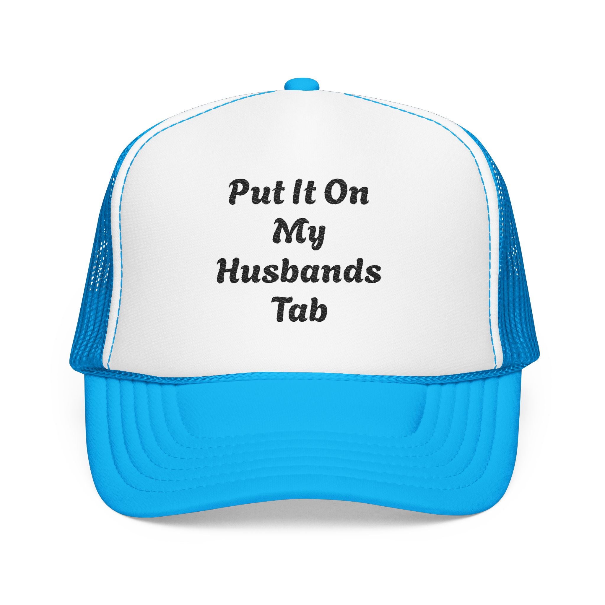 Trucker Hat — God Is Our Refuge Embroidered Foam Cap