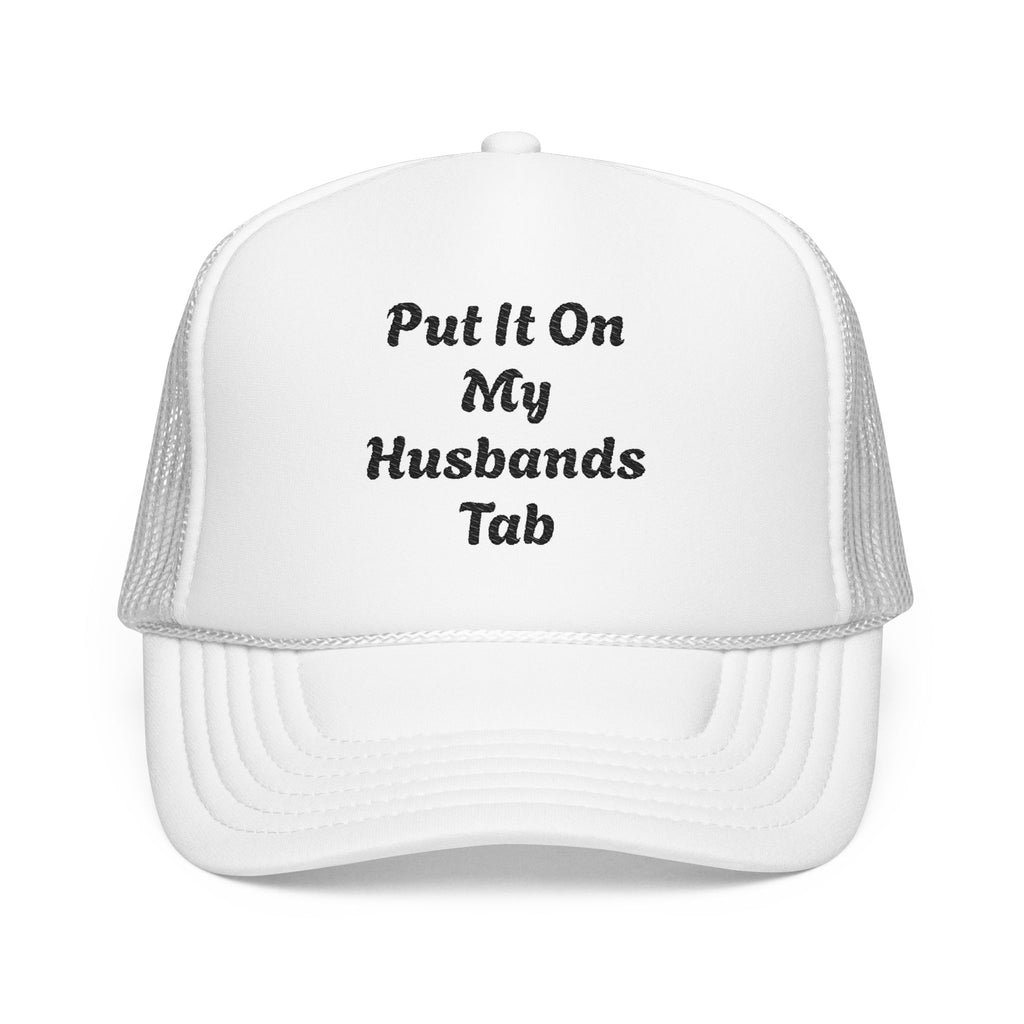 Trucker Hat — God Is Our Refuge Embroidered Foam Cap