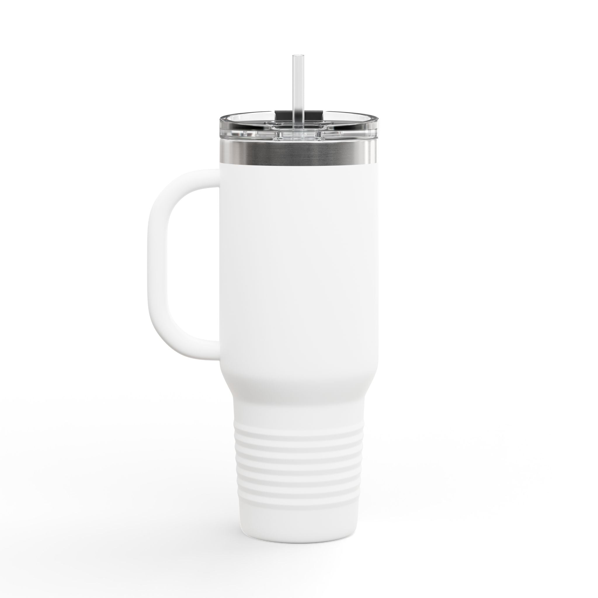 40oz Insulated Travel Mug — Patriotic Stars & Stripes Bow Design