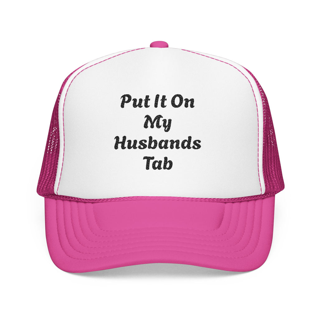 Trucker Hat — God Is Our Refuge Embroidered Foam Cap