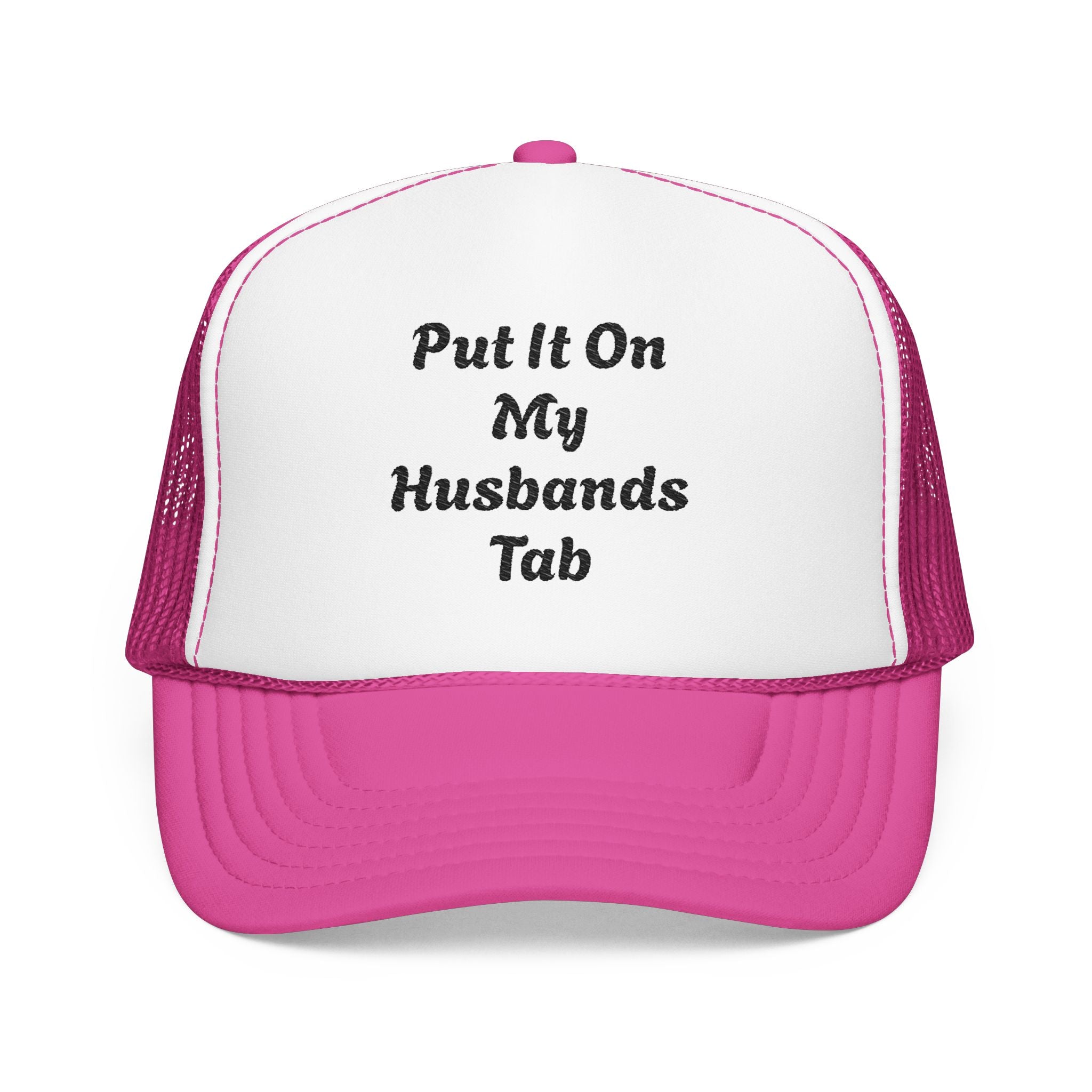 Trucker Hat — God Is Our Refuge Embroidered Foam Cap