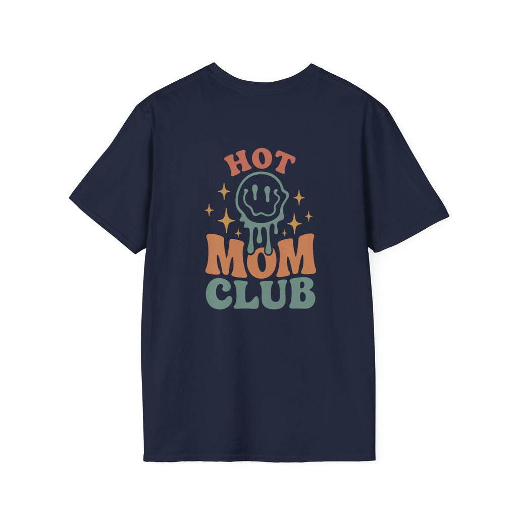 Hot Mom Club T-Shirt — Retro Smiley Graphic Mother’s Day Tee