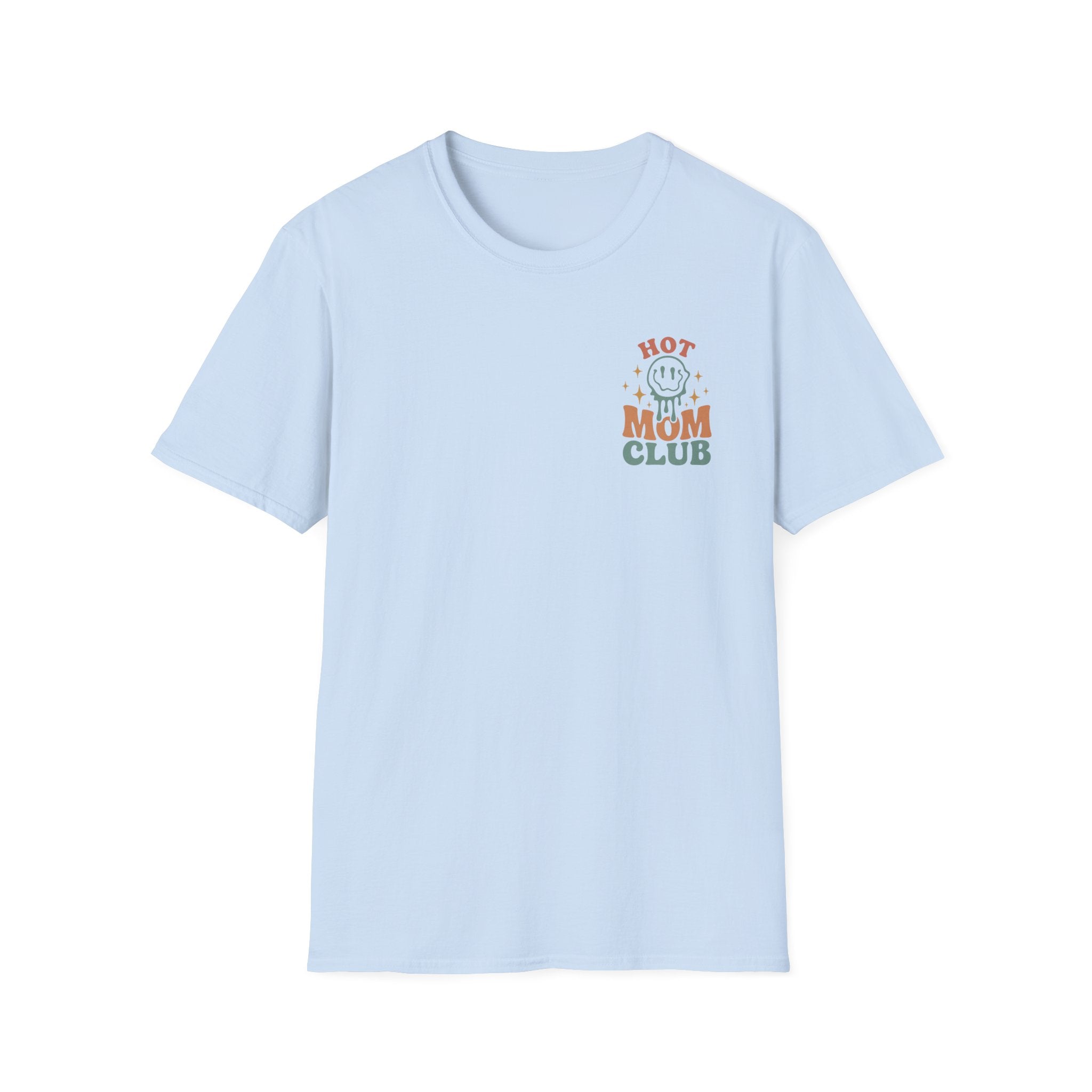 Hot Mom Club T-Shirt — Retro Smiley Graphic Mother’s Day Tee