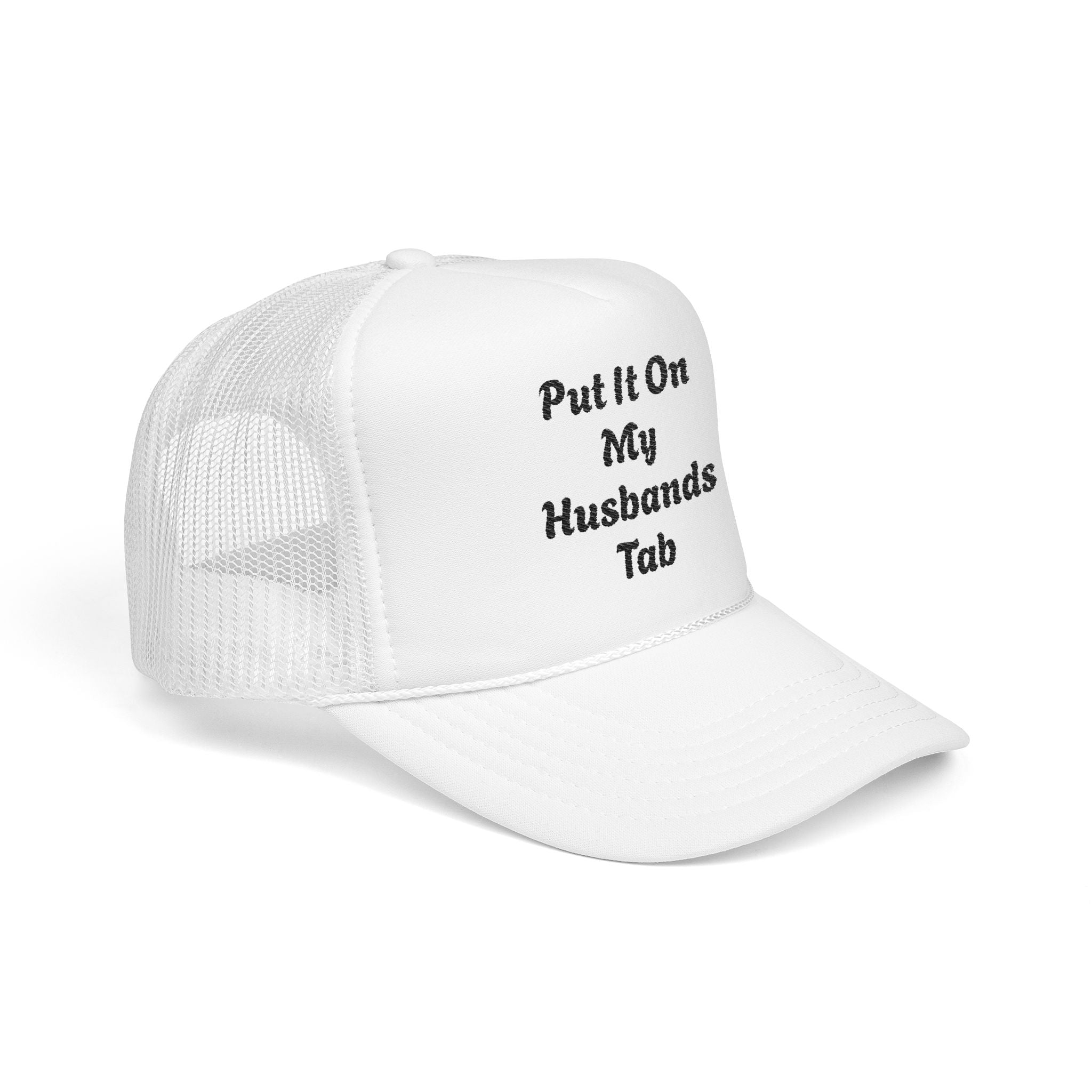 Trucker Hat — God Is Our Refuge Embroidered Foam Cap