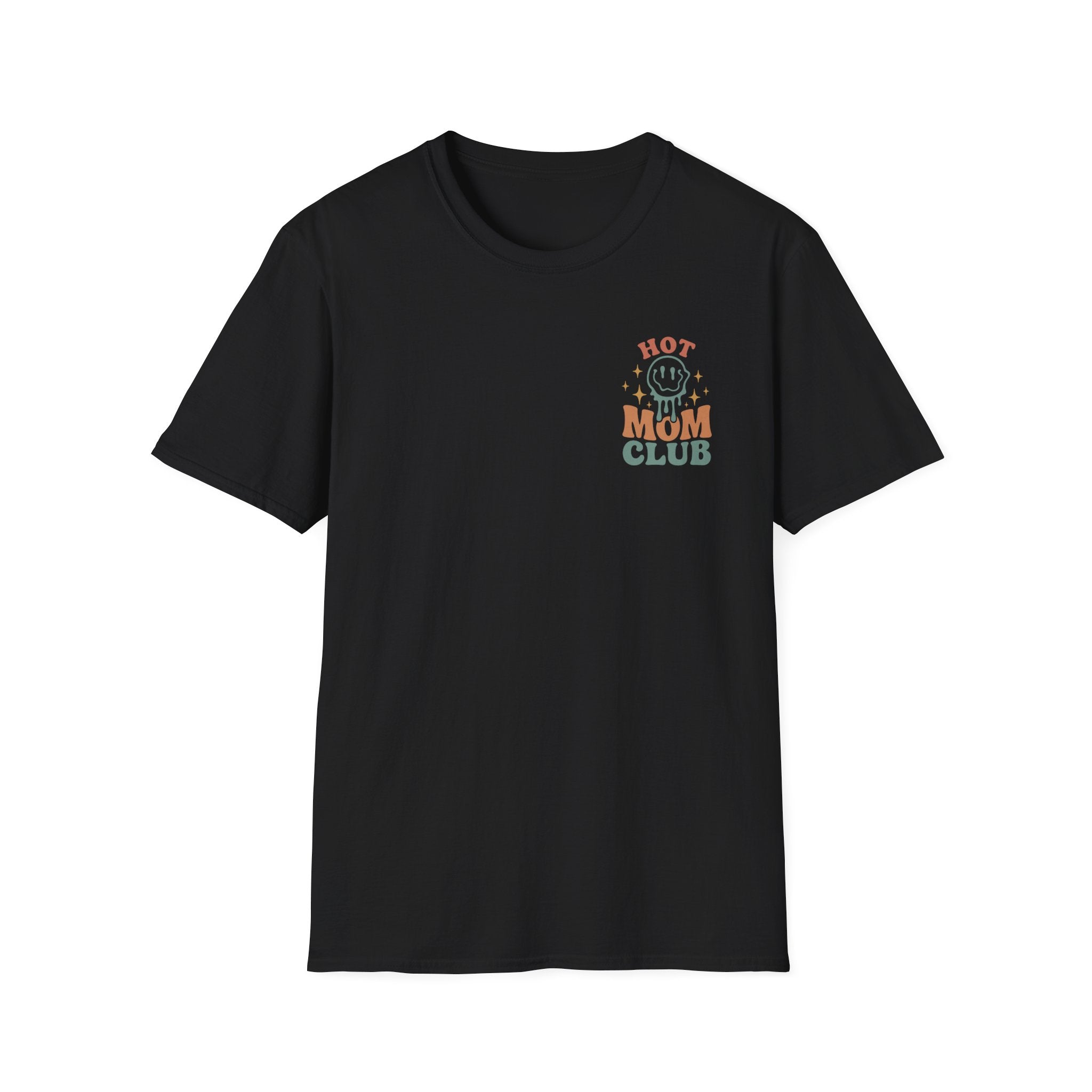 Hot Mom Club T-Shirt — Retro Smiley Graphic Mother’s Day Tee