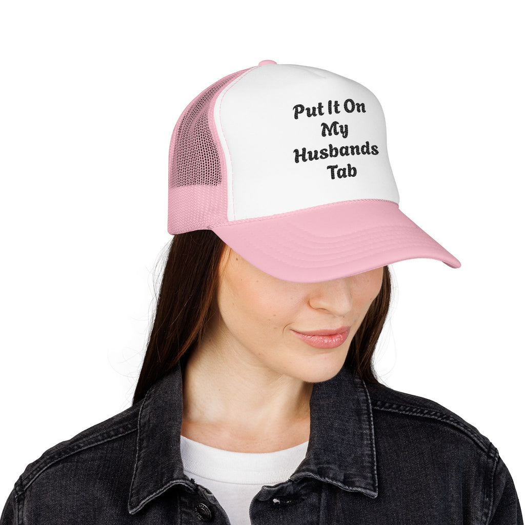 Trucker Hat — God Is Our Refuge Embroidered Foam Cap