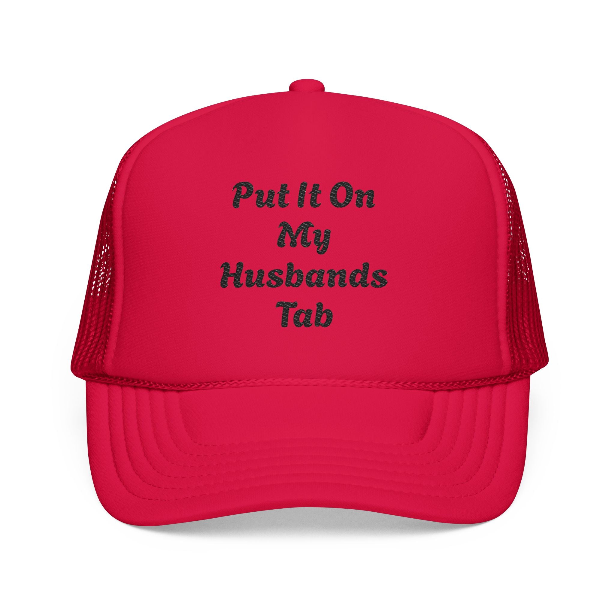Trucker Hat — God Is Our Refuge Embroidered Foam Cap