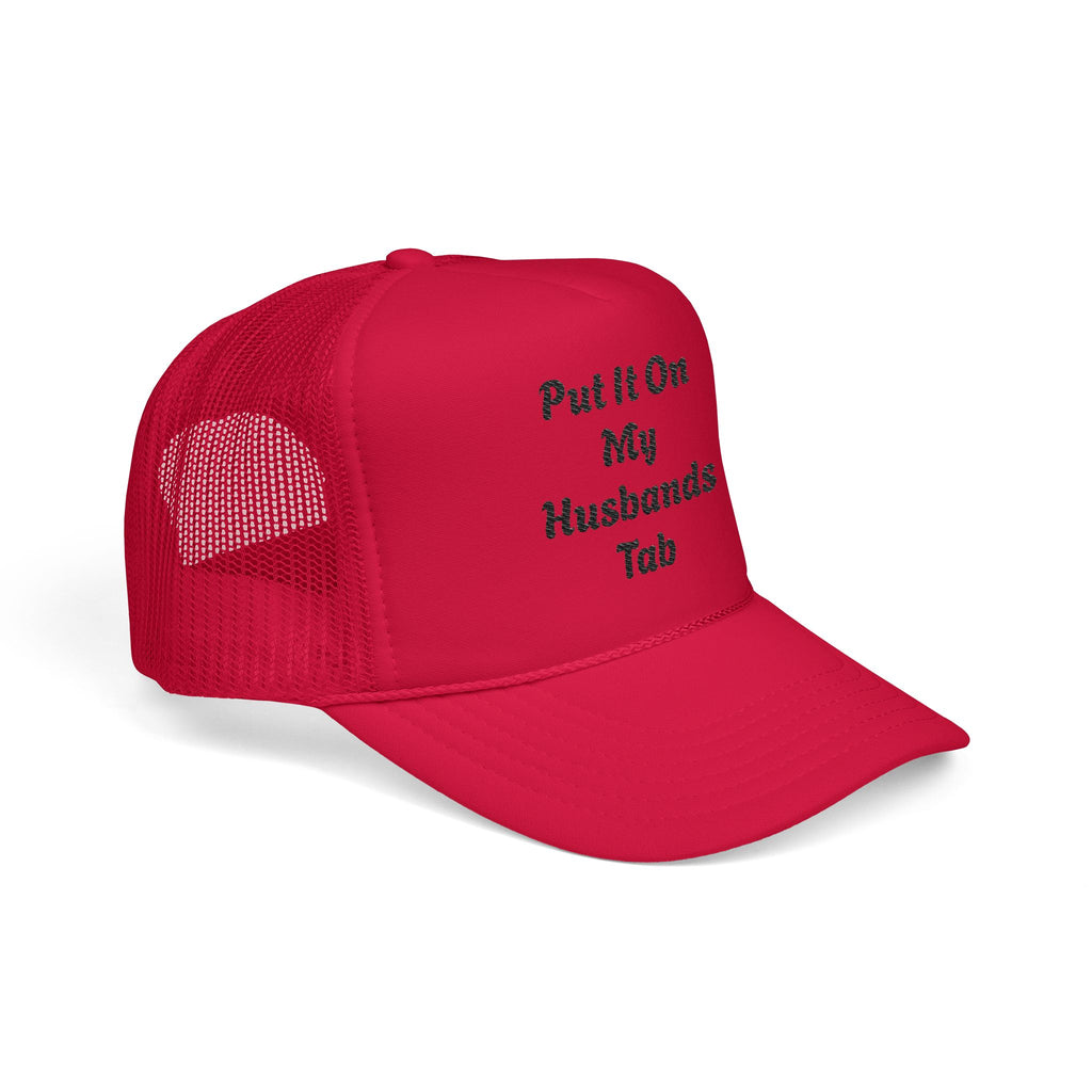 Trucker Hat — God Is Our Refuge Embroidered Foam Cap