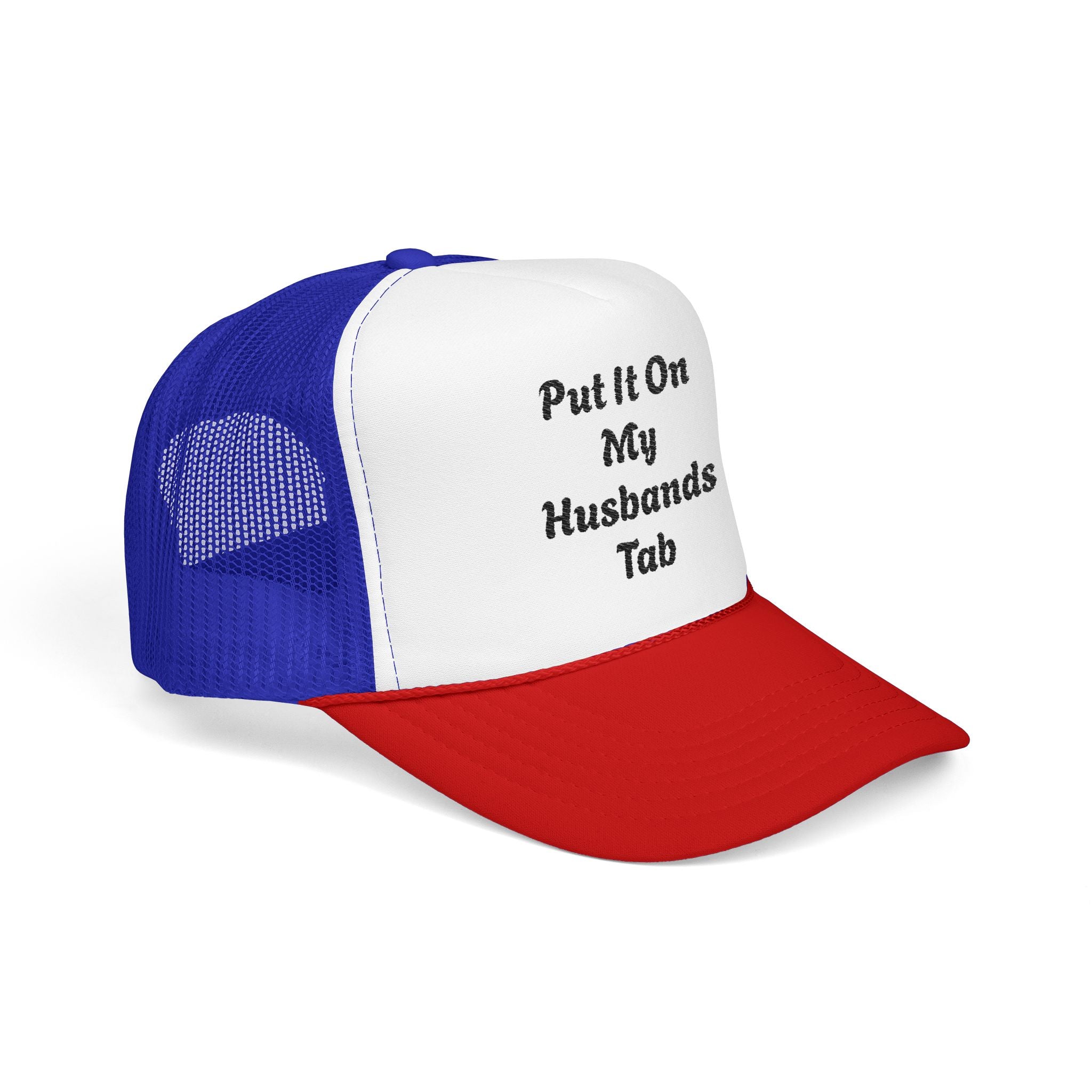 Trucker Hat — God Is Our Refuge Embroidered Foam Cap