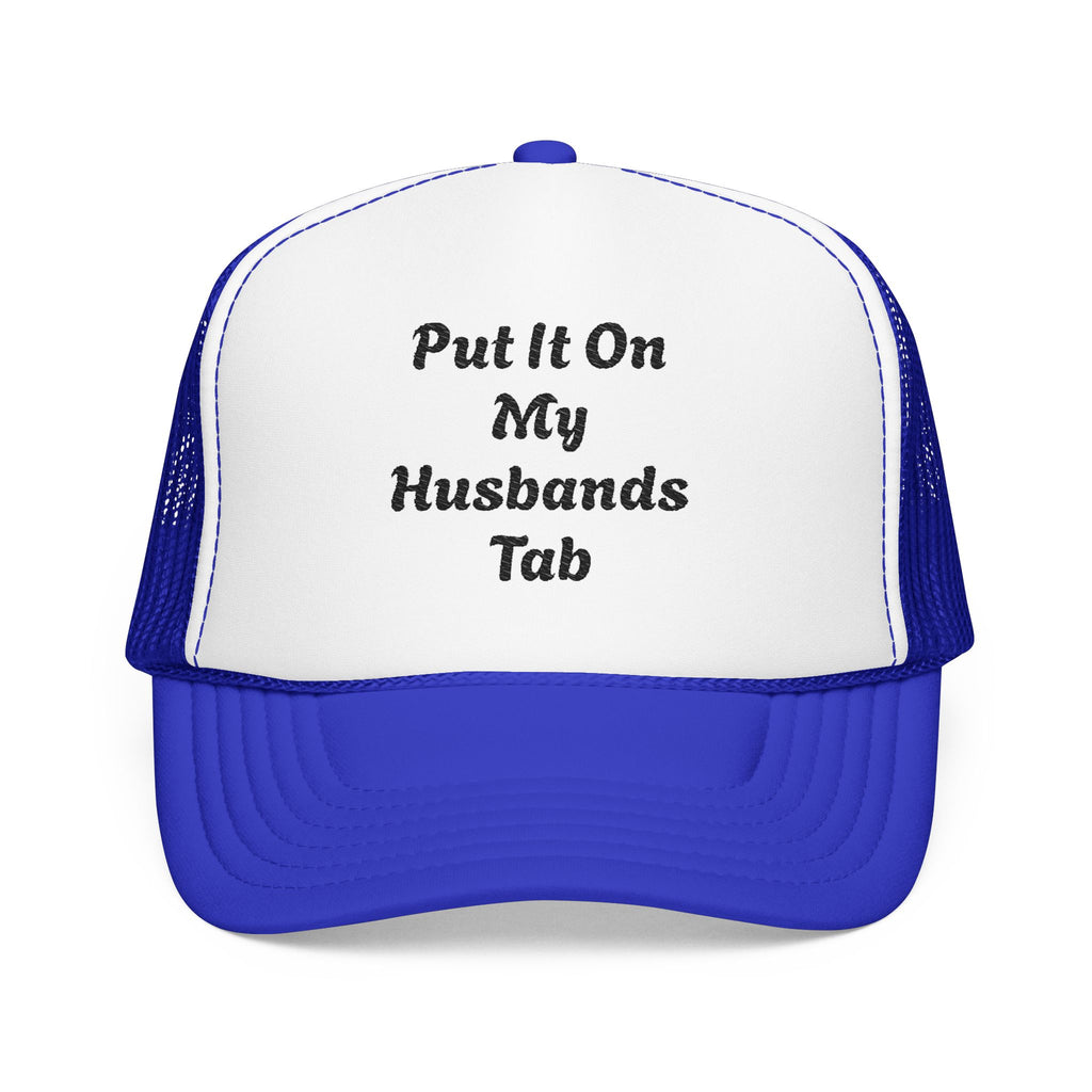 Trucker Hat — God Is Our Refuge Embroidered Foam Cap