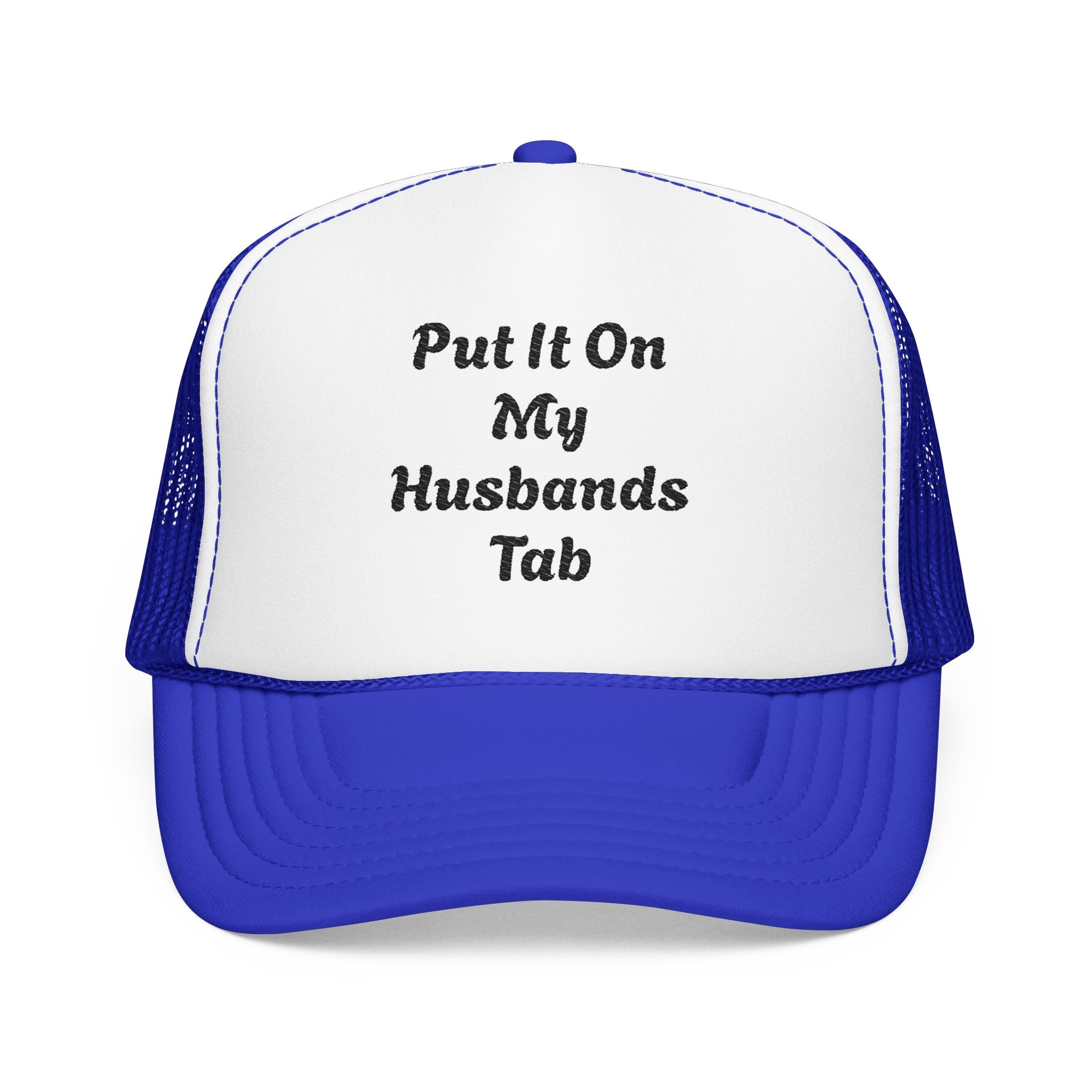 Trucker Hat — God Is Our Refuge Embroidered Foam Cap