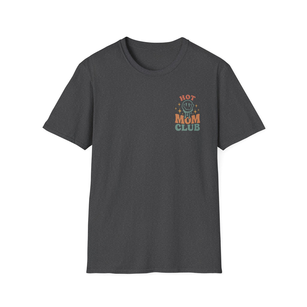 Hot Mom Club T-Shirt — Retro Smiley Graphic Mother’s Day Tee