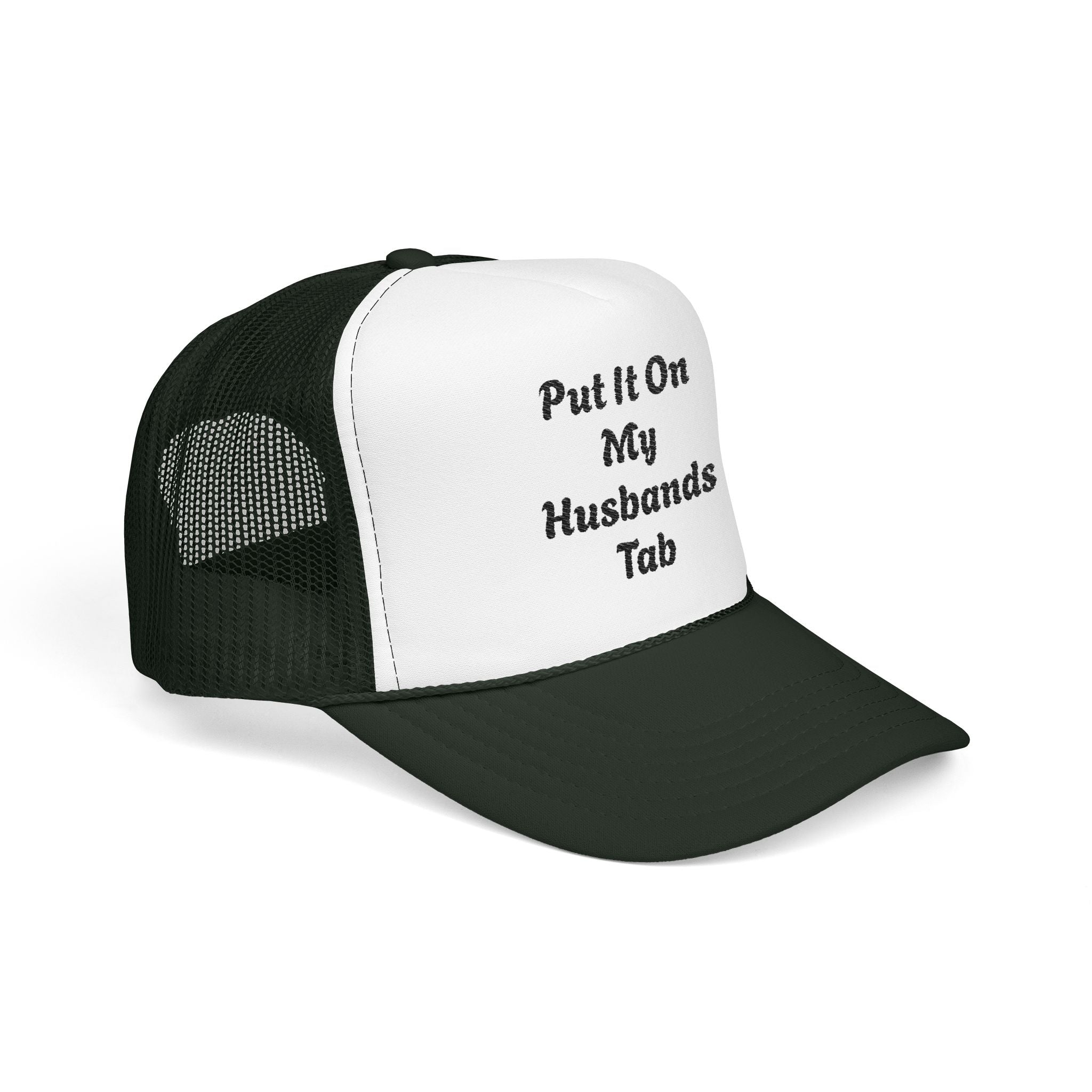 Trucker Hat — God Is Our Refuge Embroidered Foam Cap