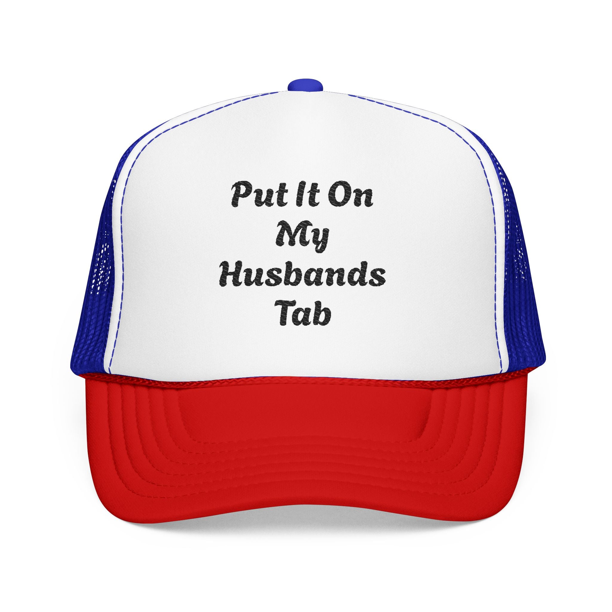 Trucker Hat — God Is Our Refuge Embroidered Foam Cap