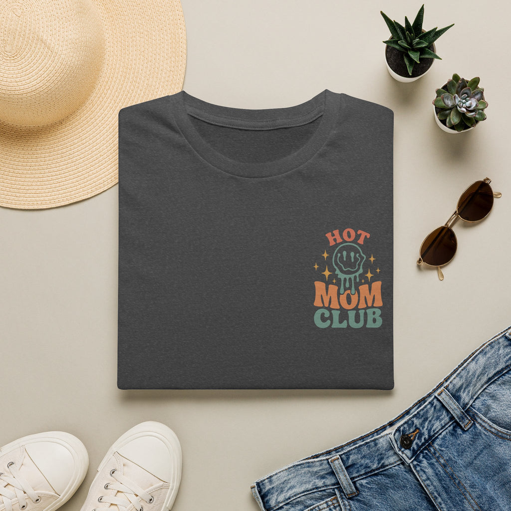 Hot Mom Club T-Shirt — Retro Smiley Graphic Mother’s Day Tee