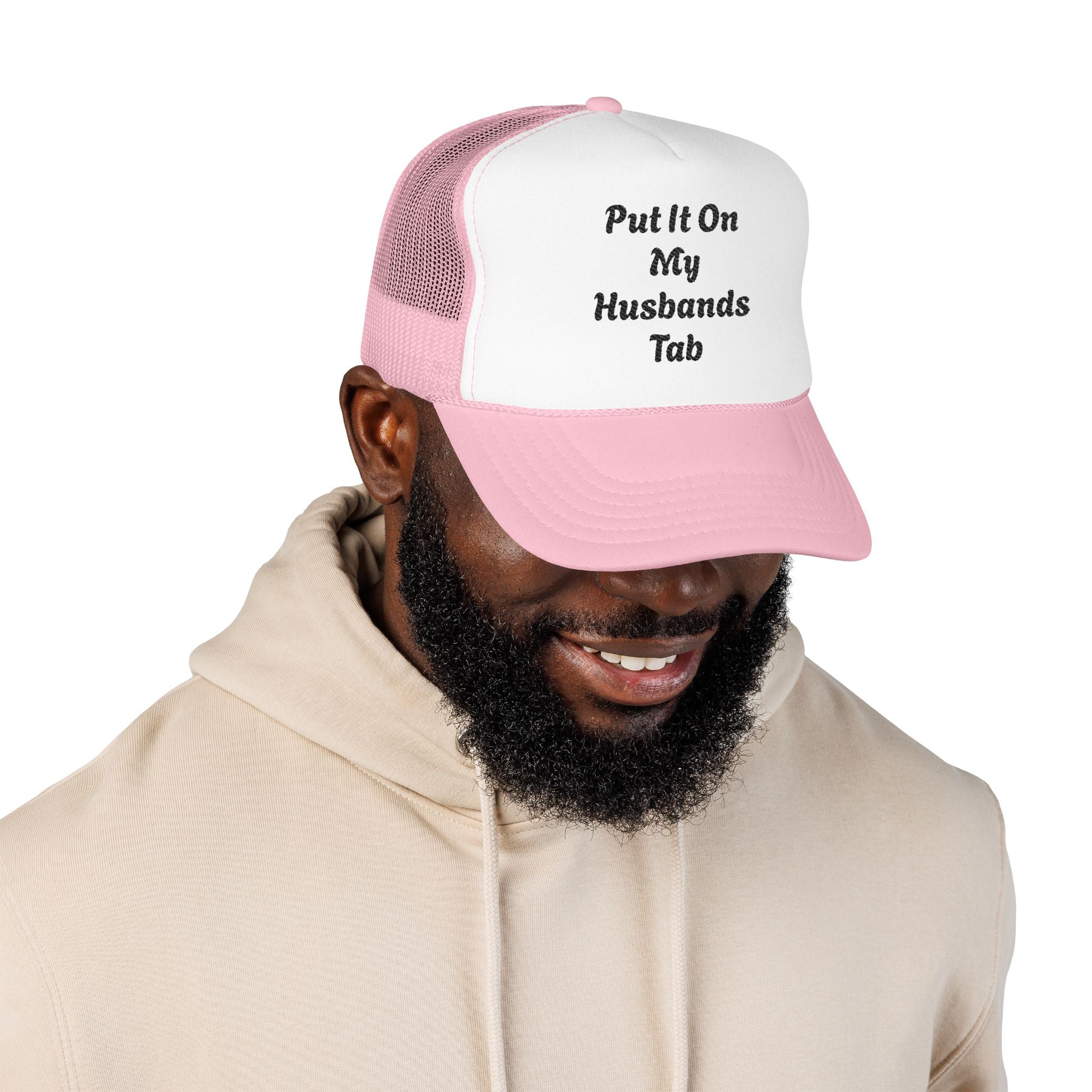 Trucker Hat — God Is Our Refuge Embroidered Foam Cap