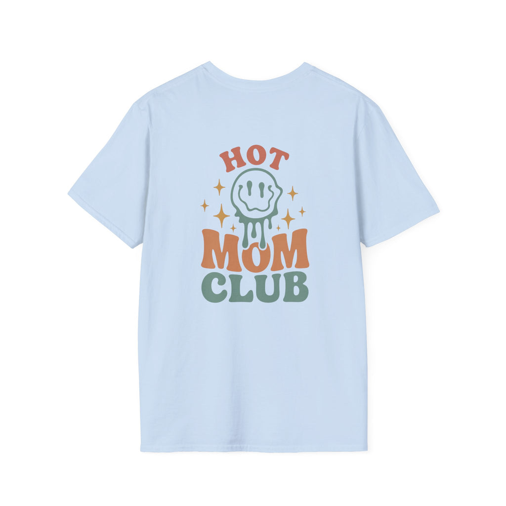 Hot Mom Club T-Shirt — Retro Smiley Graphic Mother’s Day Tee