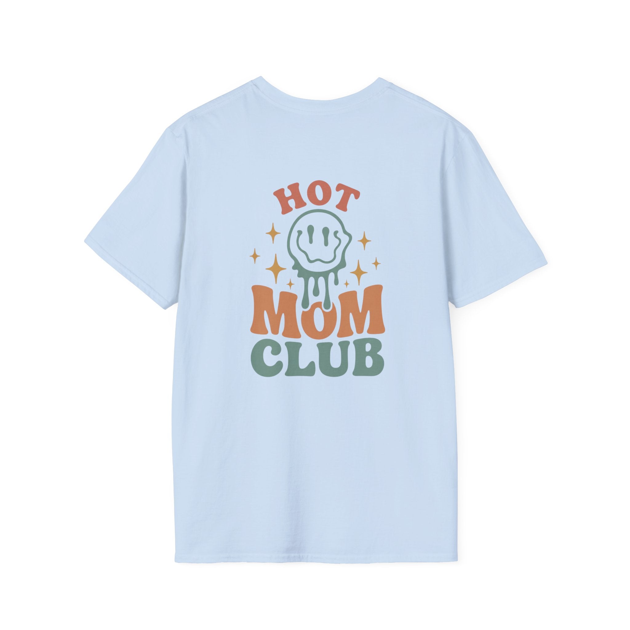 Hot Mom Club T-Shirt — Retro Smiley Graphic Mother’s Day Tee