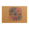 Patriotic Fireworks Doormat — Red Bow Entryway Mat