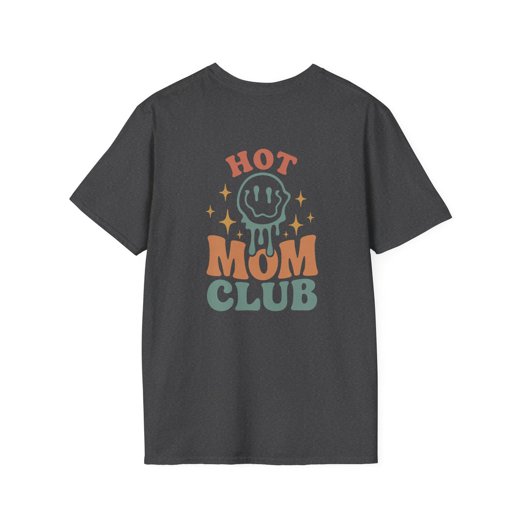 Hot Mom Club T-Shirt — Retro Smiley Graphic Mother’s Day Tee