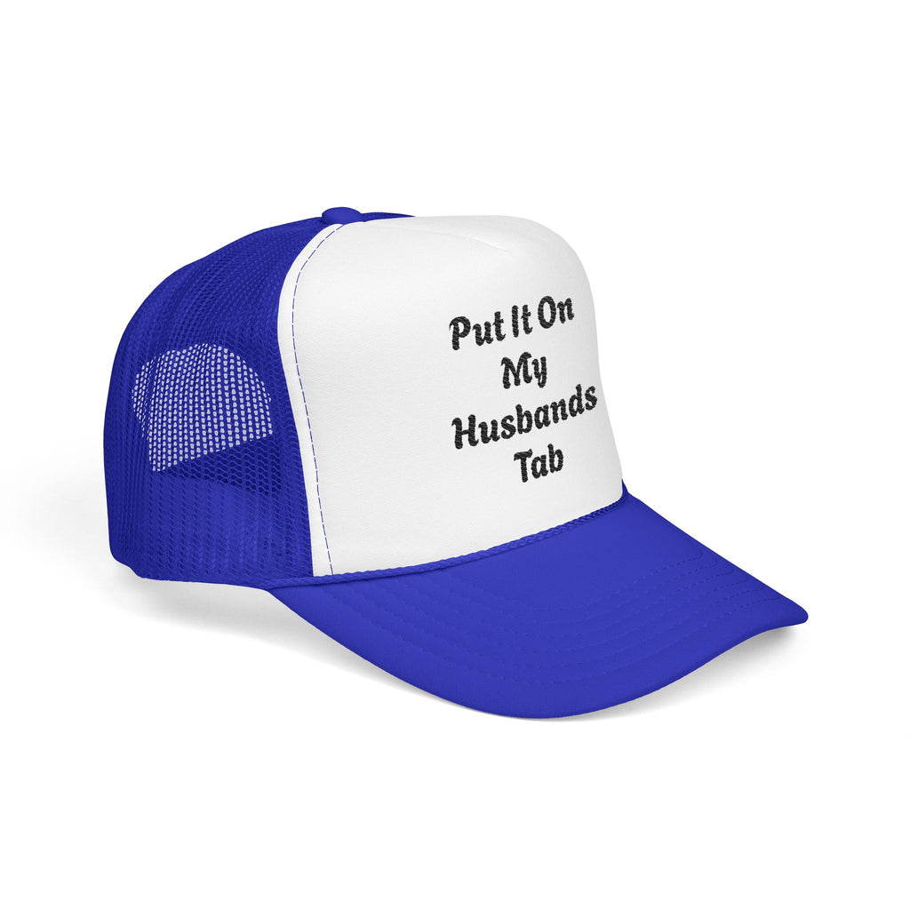 Trucker Hat — God Is Our Refuge Embroidered Foam Cap