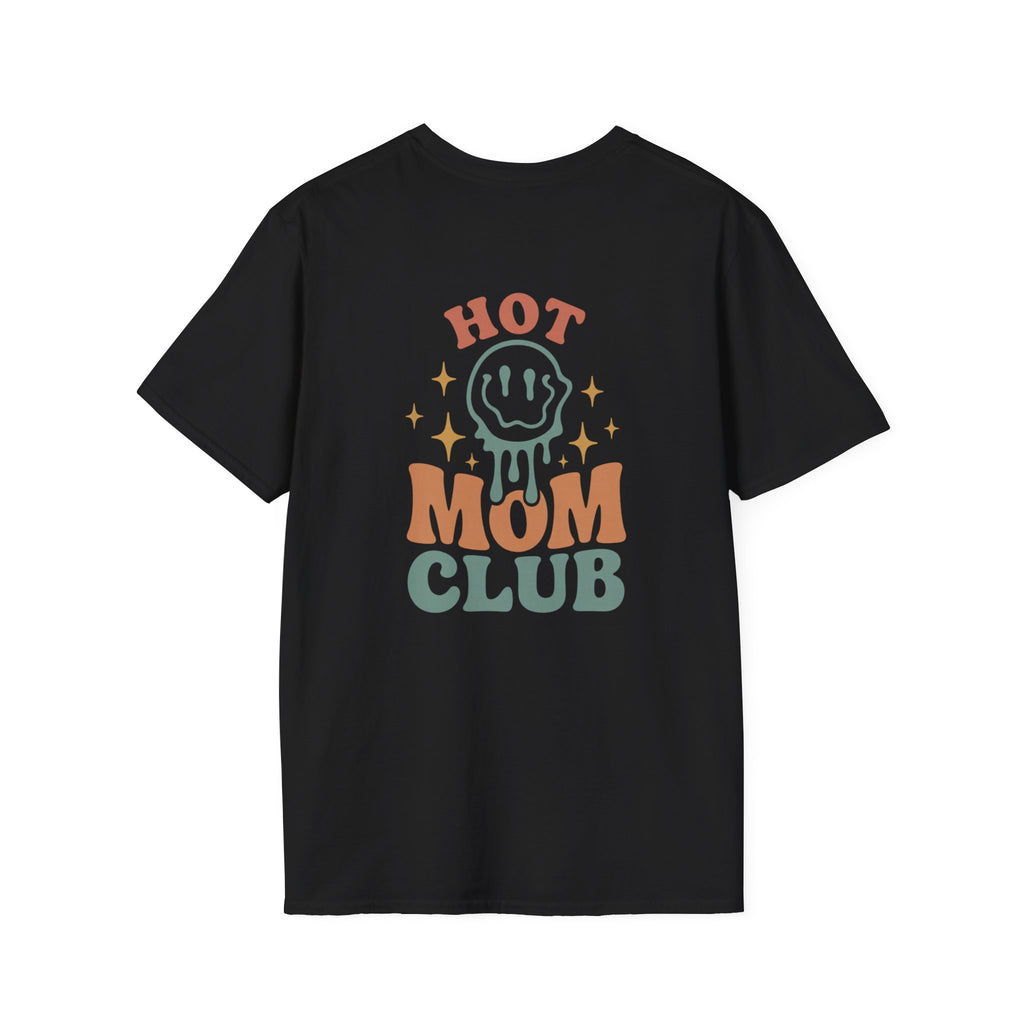 Hot Mom Club T-Shirt — Retro Smiley Graphic Mother’s Day Tee