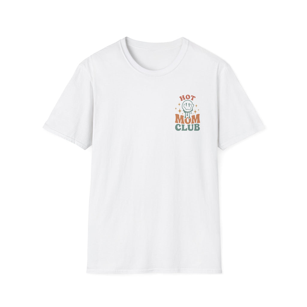 Hot Mom Club T-Shirt — Retro Smiley Graphic Mother’s Day Tee