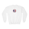 Youth Crewneck Sweatshirt – Patriotic Eagle USA Flag Graphic