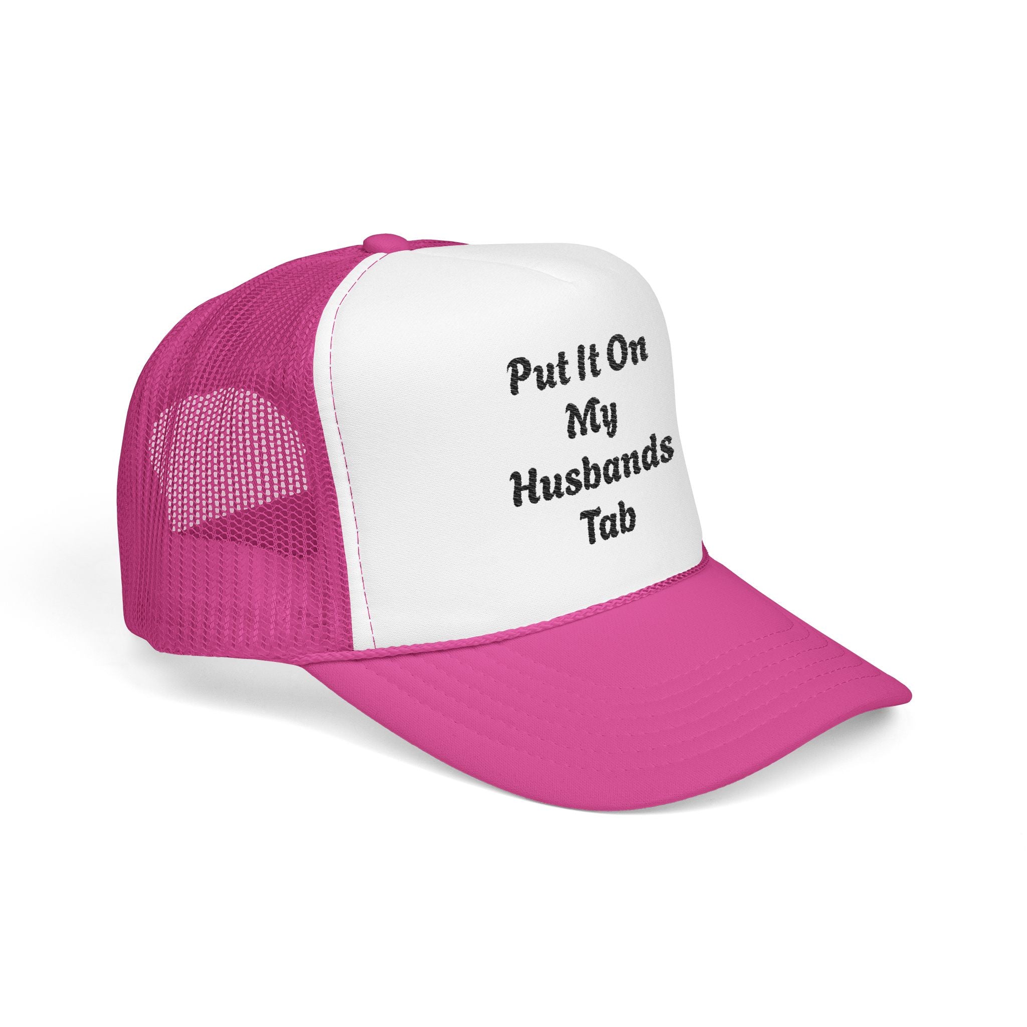 Trucker Hat — God Is Our Refuge Embroidered Foam Cap