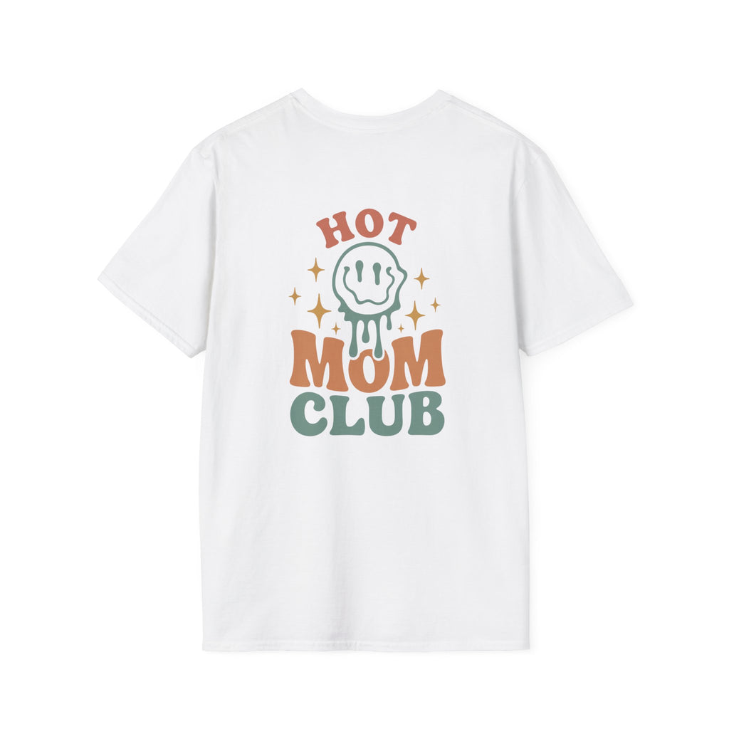 Hot Mom Club T-Shirt — Retro Smiley Graphic Mother’s Day Tee