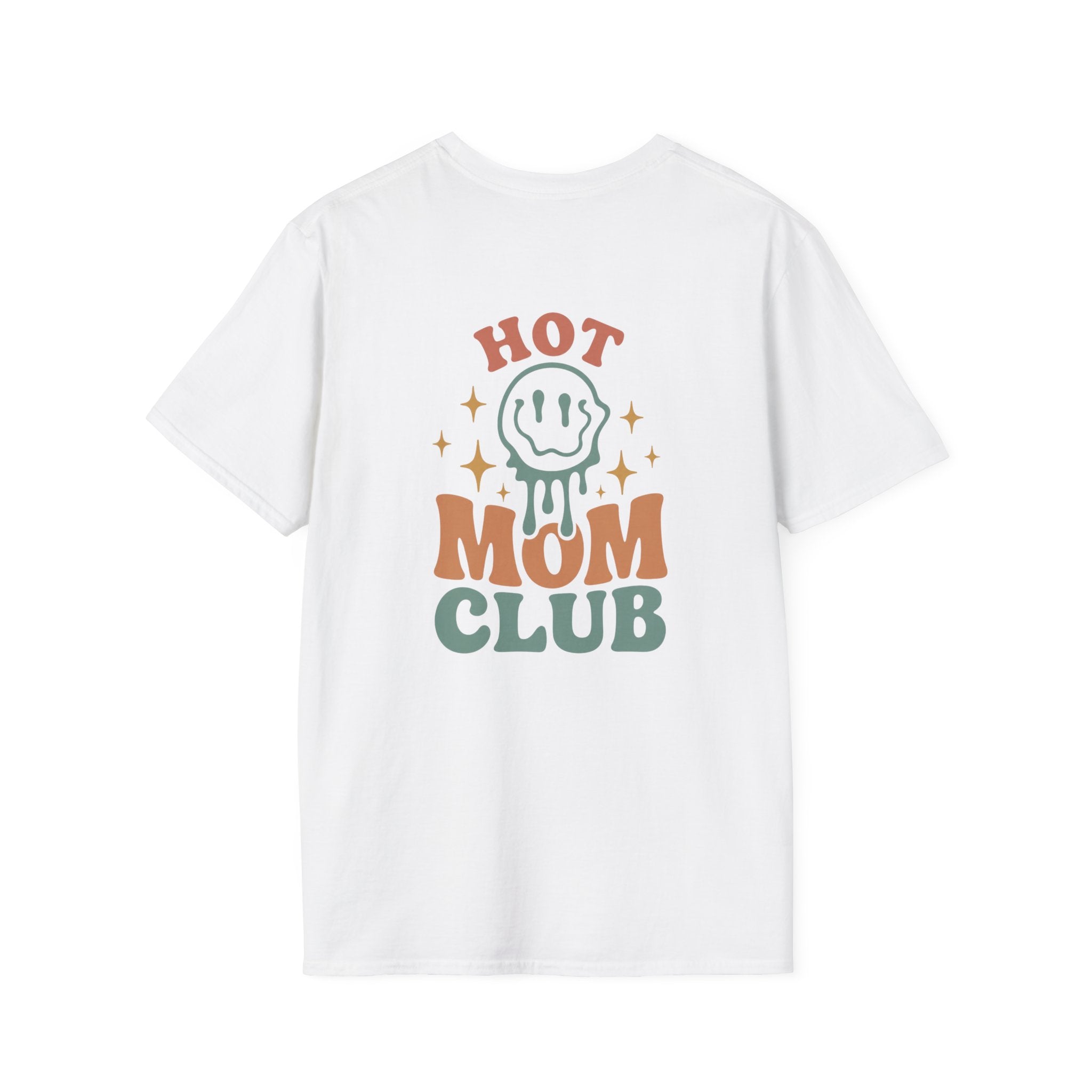 Hot Mom Club T-Shirt — Retro Smiley Graphic Mother’s Day Tee