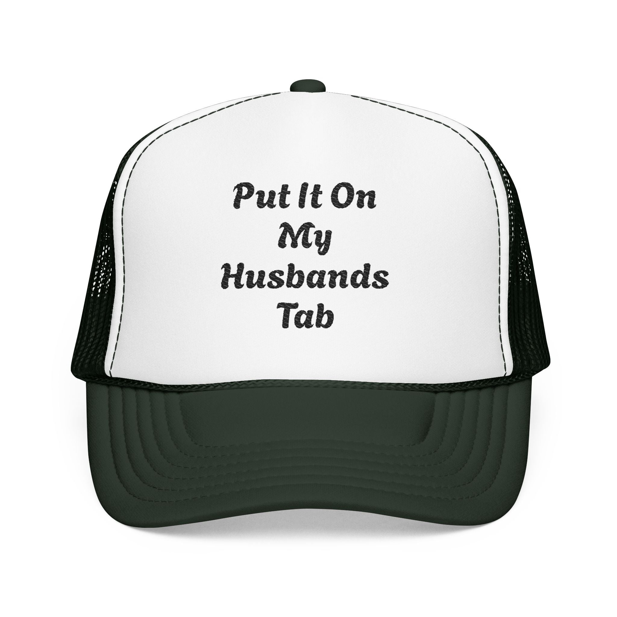 Trucker Hat — God Is Our Refuge Embroidered Foam Cap