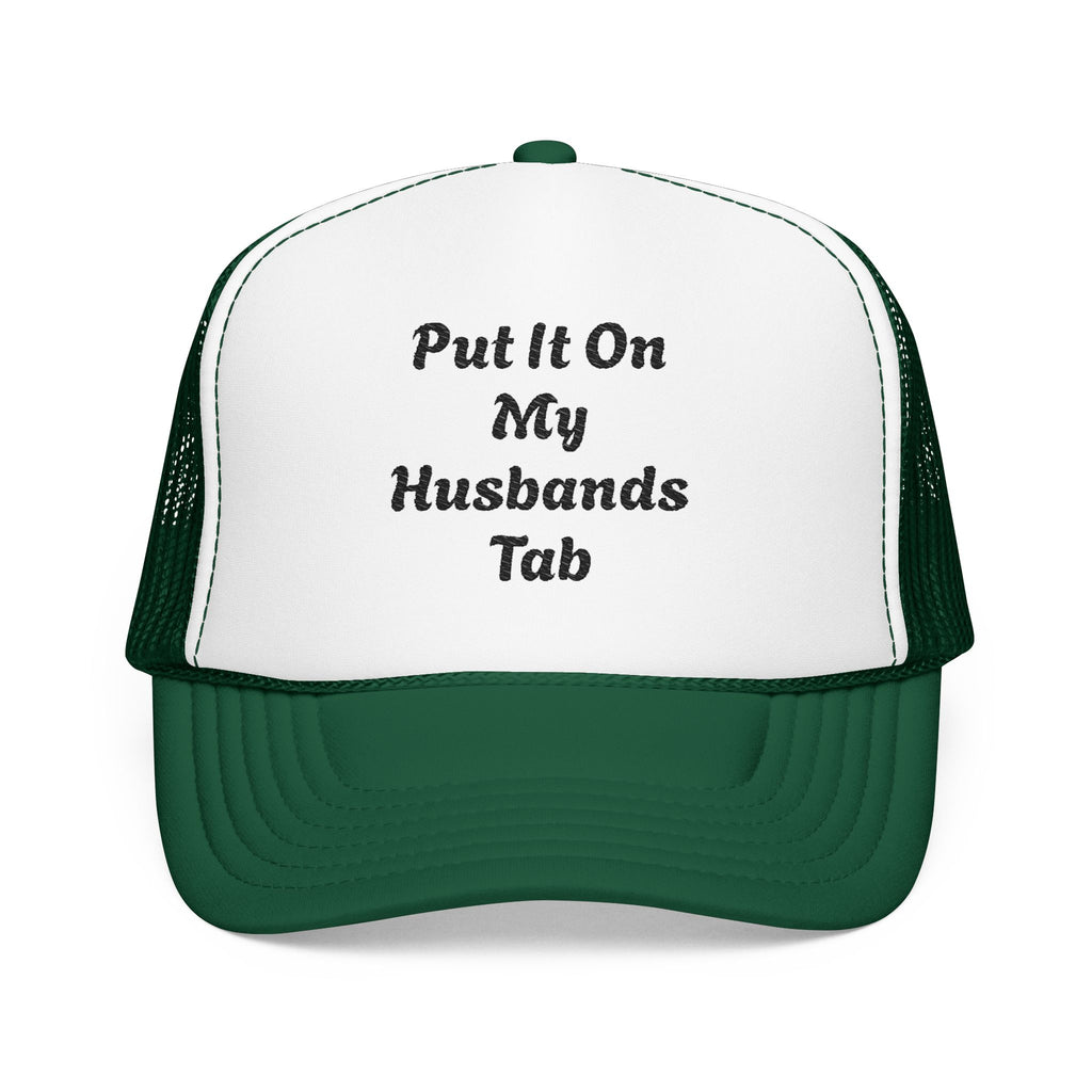 Trucker Hat — God Is Our Refuge Embroidered Foam Cap