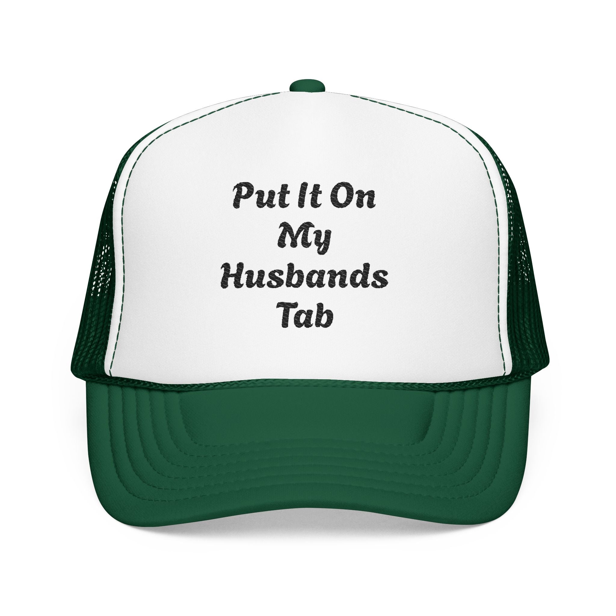 Trucker Hat — God Is Our Refuge Embroidered Foam Cap